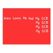 Jesus Loves Me postcards