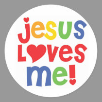 Jesus Loves Me! - sticker stickers