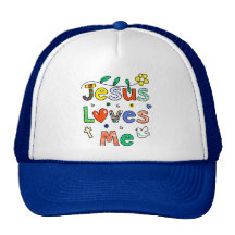 Jesus Loves Me Trucker Hats