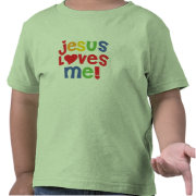 jesus loves me! (youth t-shirt) shirt