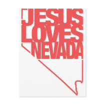 Jesus Loves Nevada Post Cards