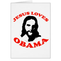 Jesus Loves Obama Cards