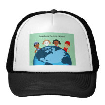 Jesus loves the little children. trucker hats