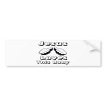 Jesus Loves this Baby Bumper Sticker