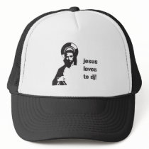 Jesus Loves To DJ hats by HOTDJGEAR Jesus Loves To DJ hats