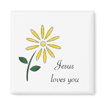 Jesus loves you 1 magnets by CaringHearts Jesus loves you 1 magnets