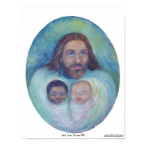 Jesus Loves You and Me Posters