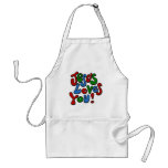 Jesus loves you aprons