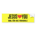 Jesus Loves You bumper stickers