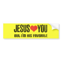 Jesus Loves You bumper stickers by apollo335 Jesus Loves You bumper stickers