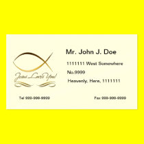 Jesus Loves You business cards