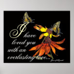 Jesus Loves You Butterfly Poster posters