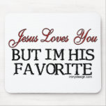 Jesus Loves You Favorite Mousepads
