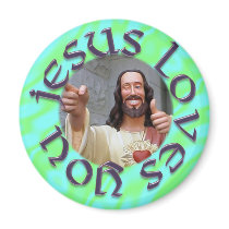 Jesus Loves You magnets