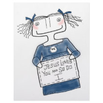 Jesus Loves You Girl letterhead