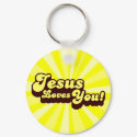 Jesus Loves You Keychain by Moonhunter Jesus Loves You Keychain