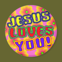 Jesus Loves You!  Magnet magnets