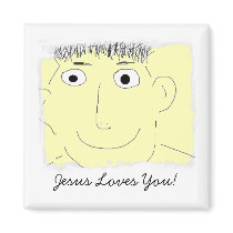 Jesus Loves You! magnets