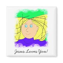 Jesus Loves You! magnets by Clarence_Jones Jesus Loves You! magnets