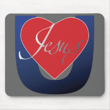 Jesus Loves You Mouse Pads