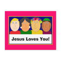 Jesus Loves You! postcards