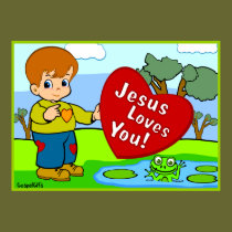 Jesus Loves You! posters