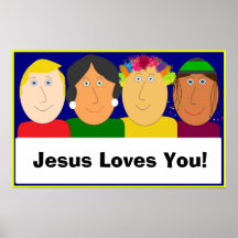 Jesus Loves You! Print
