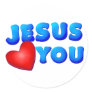 Jesus Loves You Stickers