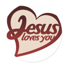 Jesus Loves you Stickers