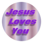 Jesus Loves You stickers