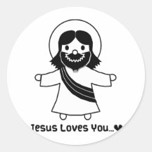 Jesus Loves You Stickers