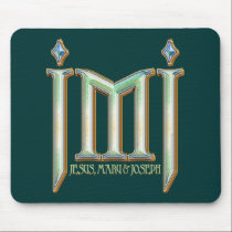 Jesus, Mary and Joseph_2 mousepads