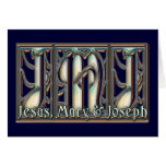 Jesus, Mary and Joseph Greeting Card