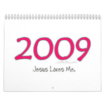 Jesús me ama el calendario 2009