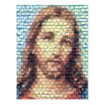 Jesus montage postcard
