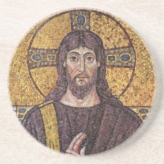 Jesus Mosaic Sandstone Coaster coaster