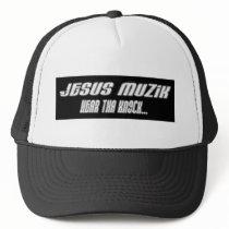 jesus music trucker hats by sinsear1 jesus music trucker hats