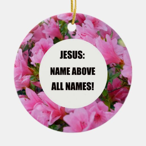 jesus name above all names double sided ceramic round jesus name above all names double sided ceramic round