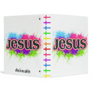 Jesus Neon Static binder