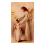 Jesus of Peace and Love Remembrance Template Business Card Templates