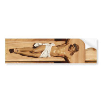 Jesus on the Cross Bumper Sticker