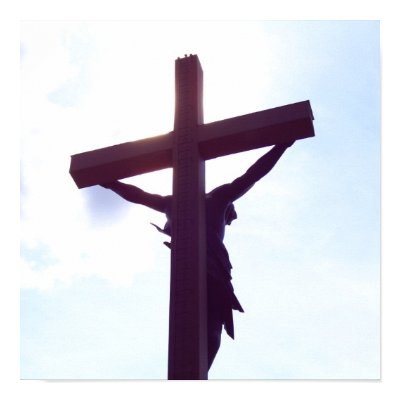 jesus on the cross print by bkang22