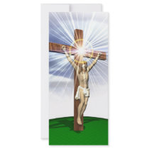 Jesus on the Cross Rack Cards rack cards by forbes1954 Jesus on the Cross Rack Cards rack cards