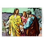 Jesus on the Road to Emmaus Card
