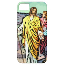 Jesus on the Road to Emmaus iPhone 5 Cover