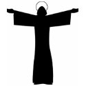 JESUS OPEN ARMS T SHIRT
