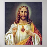 Jesus Peace Sign posters