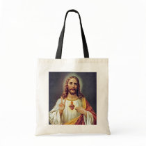 Jesus Peace Sign Tote Bag