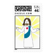 Jesus Postage Stamp stamp