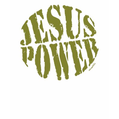 Jesus Power T-Shirt by Pazzoom